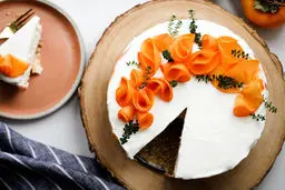 طرز تهیه چیزکیک خرمالو برای شب یلدا