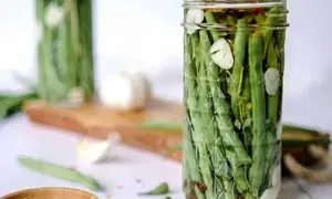 ۳۰دقیقه ای ترشی لوبیا سبز خانگی درست کنید + طرز تهیه