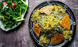  سبزی پلوی مخلوط؛ پلو با عطر دل‌انگیز سبزی