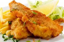 دستور پخت ماهی پفکی رستورانی با آب گاز دار