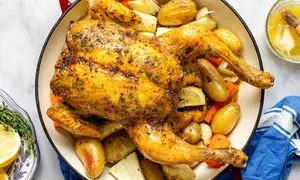 طرز تهیه مرغ بریان به روش فرانسوی‌ها