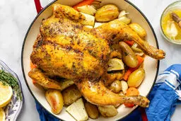 طرز تهیه مرغ بریان به روش فرانسوی‌ها