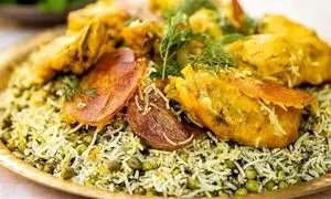 نخودپلو با مرغ؛ خوشمزه، مقوی و مجلسی