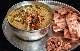 روش تهیه کال جوش با گردو و نعناداغ ؛ ساده ، فوری و ارزان