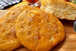 ببینید؛ طرز تهیه نان شیرمال خوشمزه بدون شکر و تخم مرغ
