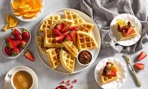 طرز تهیه وافل