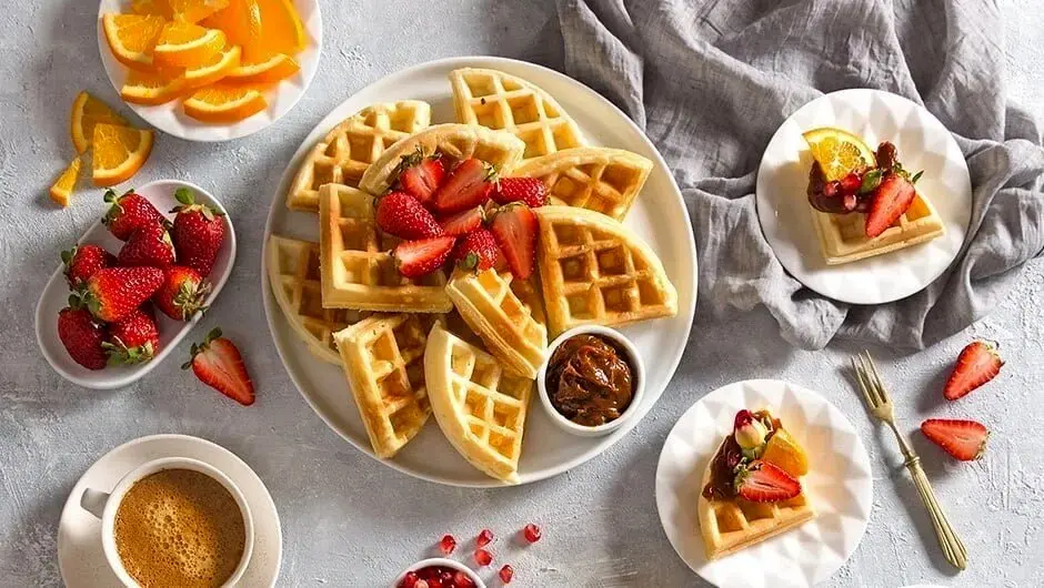 طرز تهیه وافل