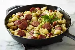 سوسیس سیب زمینی بازاری با طعمی بی‌نظیر 