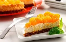 طرز تهیه چیزکیک نارنگی به شیوه قنادی‌های معروف