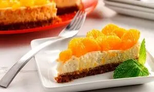 طرز تهیه چیزکیک نارنگی به شیوه قنادی‌های معروف