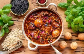 طرز تهیه خورشت خلال کرمانشاهی