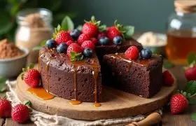 طرز تهیه کیک شکلاتی رژیمی با عسل ؛ شیرینی سالم برای روزهای دلپذیر پاییز