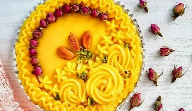 طرز تهیه حلوا شیر و عسل مجلسی در ۵ مرحله ساده