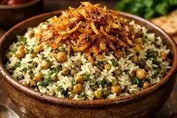 پتله پلو همدانی اصیل با کشمش و گردو + روش تهیه