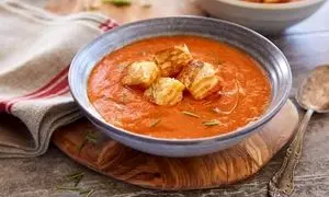 سوپ گوجه با پنیر؛ آموزش مرحله به مرحله تهیه سوپ گوجه