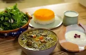 خورش اسفناج قالی؛ گزینه‌ای ایده‌آل برای میزهای گیاهی