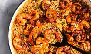 طرز تهیه میگو پلو جنوبی