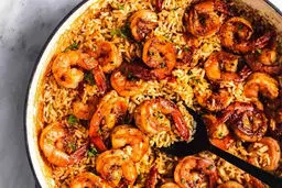 طرز تهیه میگو پلو جنوبی