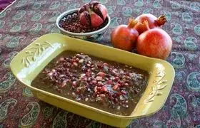 روش تهیه آسان خورشت انار سیر