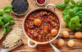 خورشت خلال کرمانشاهی ؛ خوش طعم و مجلسی برای مهمانی های رمضان