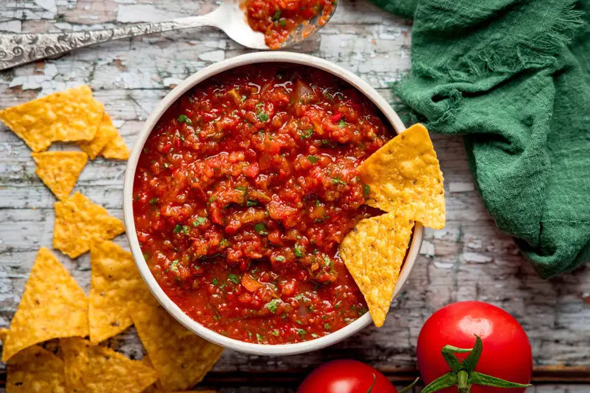 طرز تهیه سس دیپ سالسا خانگی