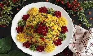 با روش تهیه رشته پلو با انار آشنا شوید + فوت و فن