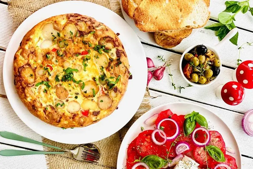 طرز تهیه املت اسپانیایی خوشمزه با پنیر