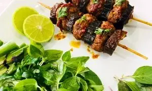 طرز تهیه ناز لقمه با طعم گوشت و بادمجان