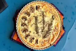 دستور پخت تارت مرغ و قارچ برای پیش غذا، شام یا دورهمی