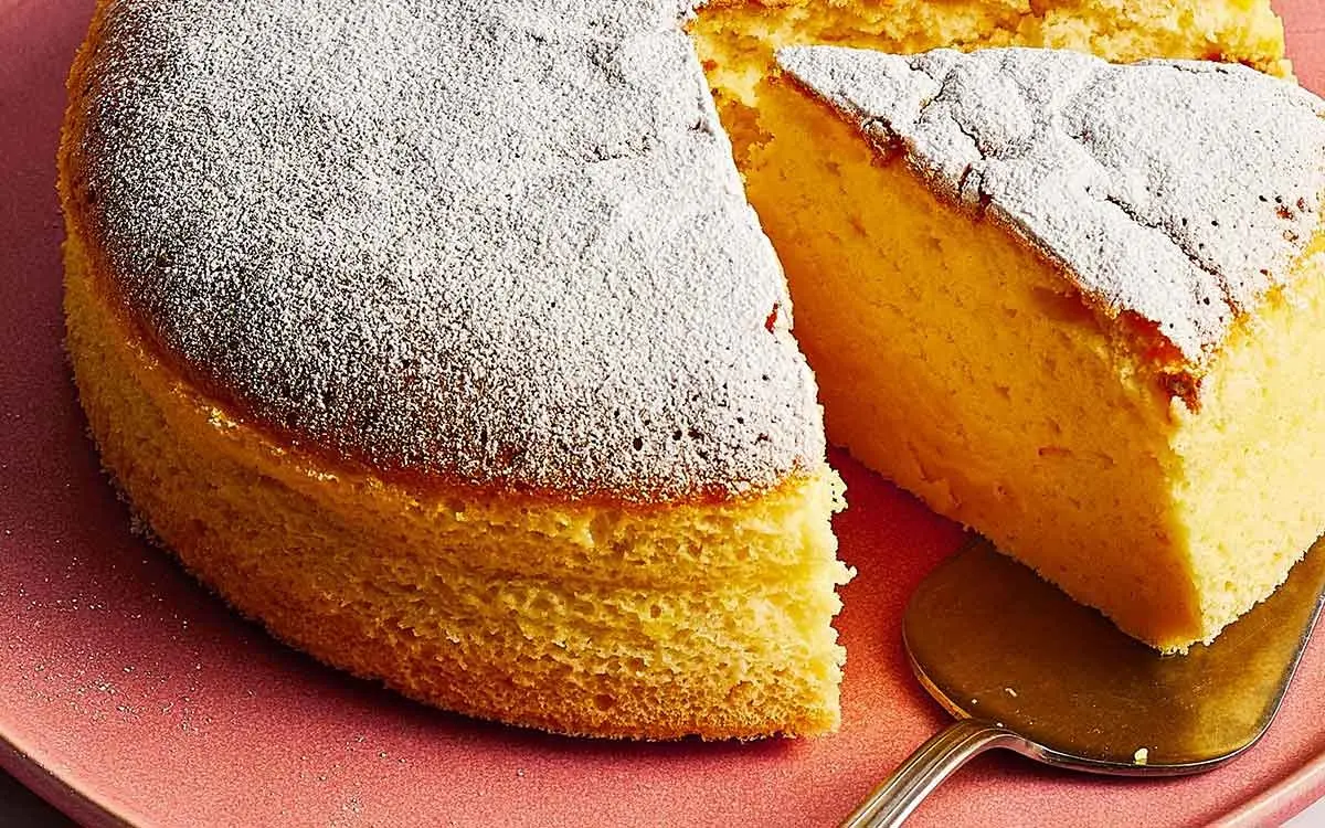 طرز تهیه چیز کیک ژاپنی پنبه ای برای عصرانه