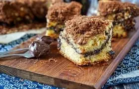 کیک دارچینی با استروزل شکلاتی؛ خوشمزه‌ترین کیک دارچینی