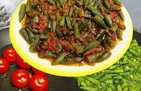 خوراک بامیه افغانی؛ غذایی با طعم و عطر دلپذیر