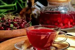 طرز تهیه چای آلبالو؛ ترکیبی ترش و دلچسب