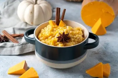 دستور پخت فرنی کدو حلوایی مجلسی + خواص