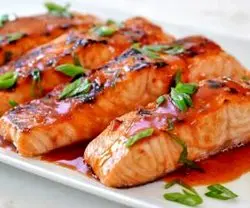 خوراک سریع و ساده سالمون برای رژیمی ها