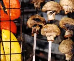 طرز تهیه قارچ کبابی