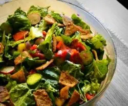 طرز تهیه سالاد فاتوش سالادی جدید و خوش طعم