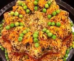 طرز تهیه نخود پلو رژیمی