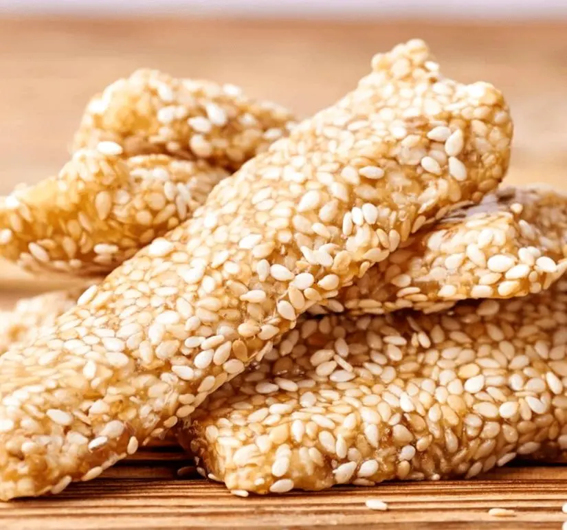 طرز تهیه کنجد عسلی