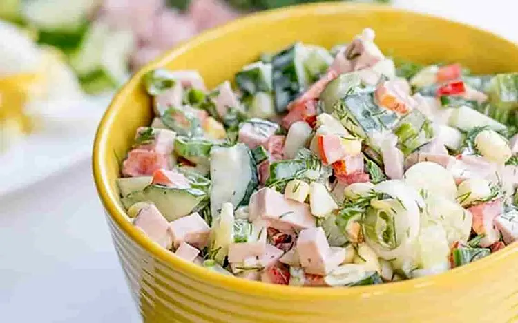 سالاد کابِ روسی؛ یک شام پرطرفدار