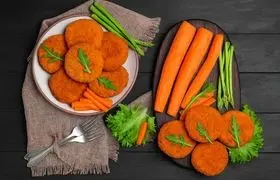 طرز تهیه کوکو هویج بدون سیب زمینی برای ۴ نفر