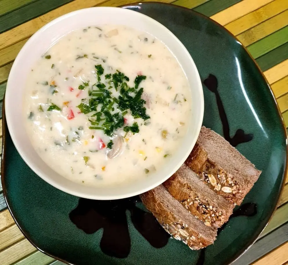 برای خوشمزه و سفید شدن سوپ شیر چکار کنیم؟