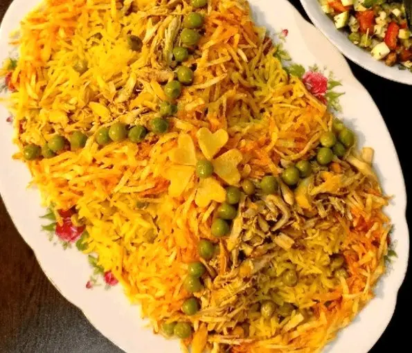 دستور پخت کاری پلو شیرازی خاص و خوشمزه