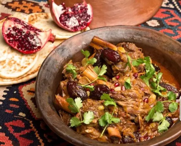 طرز پخت تاجین گوشت مراکشی