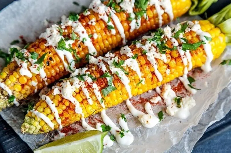 طرز تهیه ذرت مکزیکی کبابی