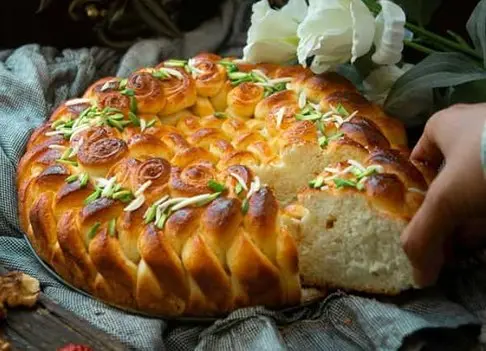 طرز تهیه نان رمضان تبریزی