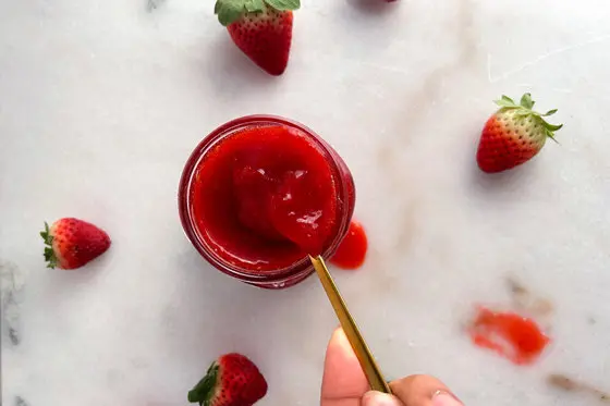 سس توت فرنگی چطوری درست کنیم؟