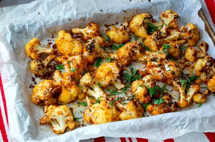 طرز تهیه گل کلم کبابی خوشمزه و رژیمی