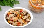 ترشی قارچ و فلفل دلمه؛ طعم جدید از ترشی