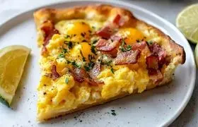 طرز تهیه یک پیتزای خوشمزه مخصوص صبحانه